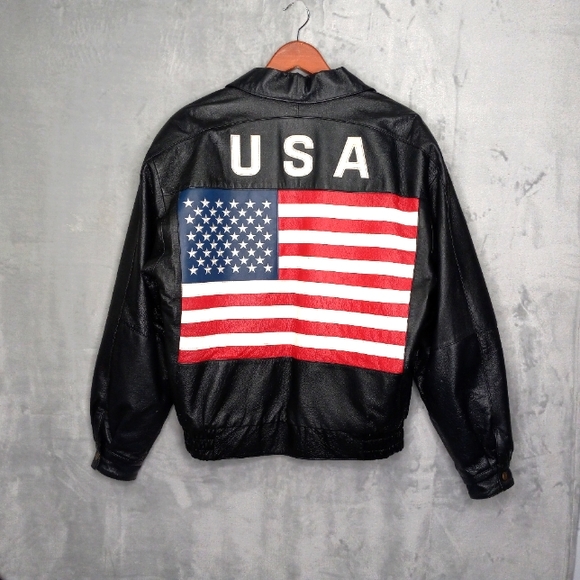 Timothy Daniels Jackets & Coats Timothy Daniels Usa American Flag
